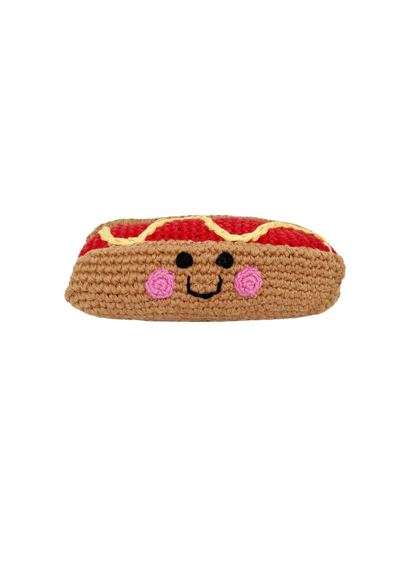 Plush Hot Dog Rattle