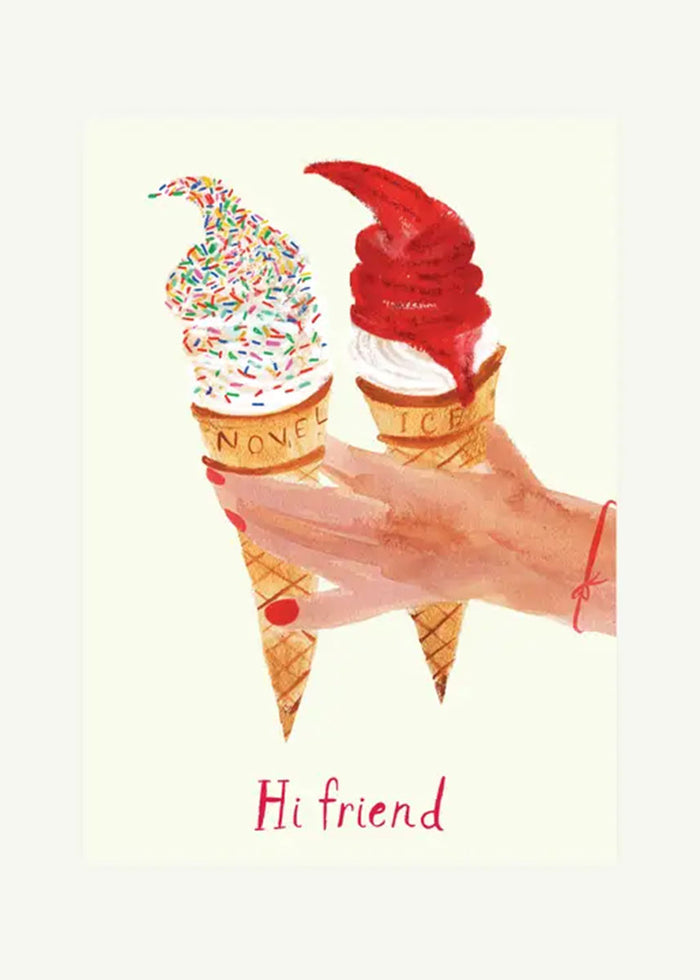 Cherry Dip Greeting Card