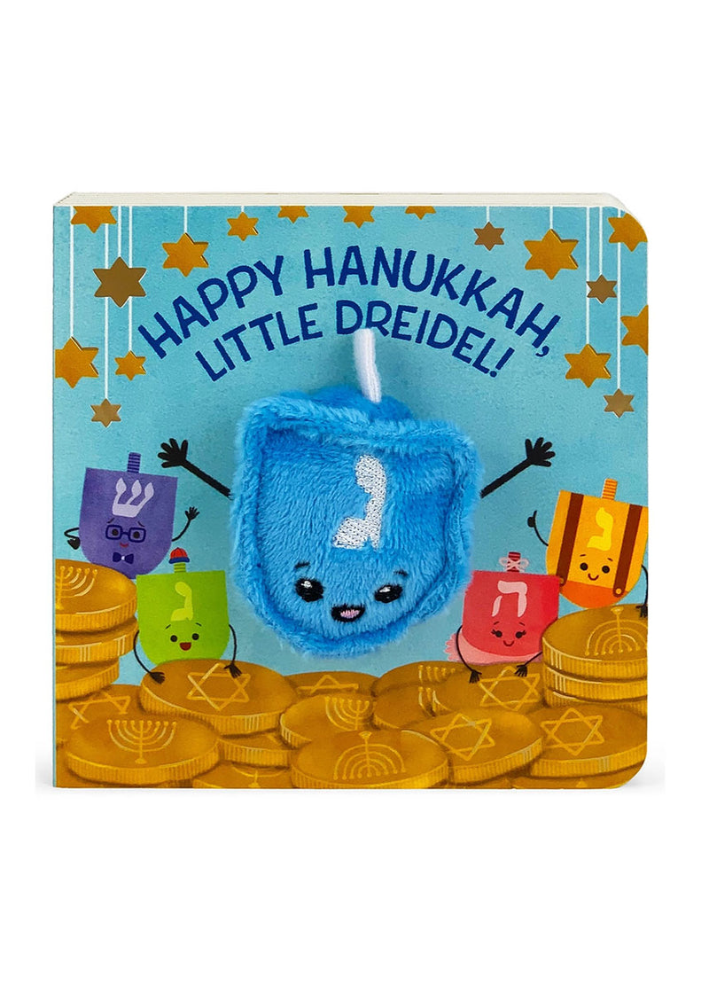 Happy Hanukkah, Little Dreidel Finger Puppet Book