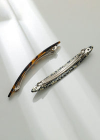 Aimee Core Oblong Oval French Barrette Hair Clip