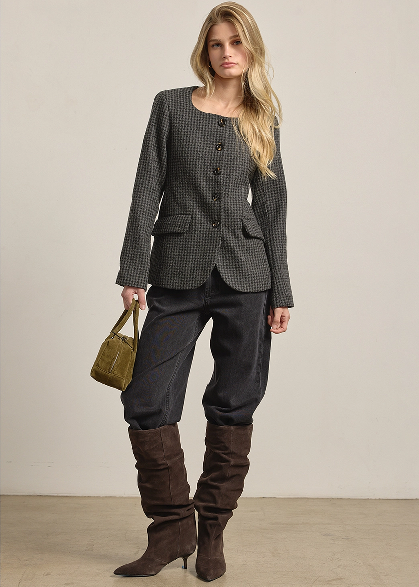 Moore Jacket - Houndstooth