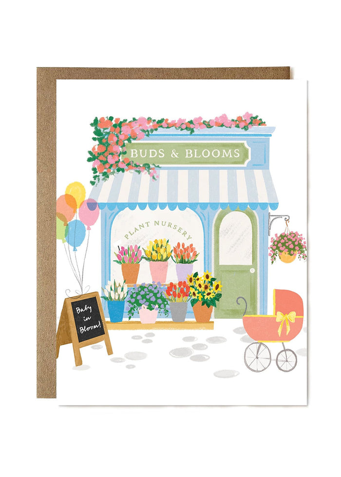 Baby in Bloom Card