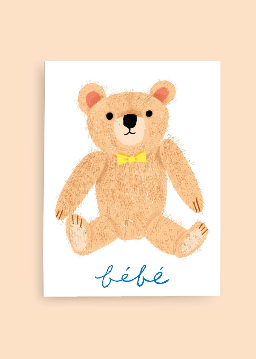 Teddy Baby Card
