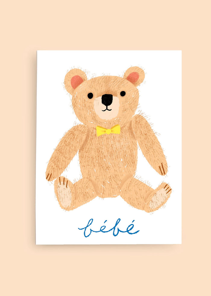 Teddy Baby Card