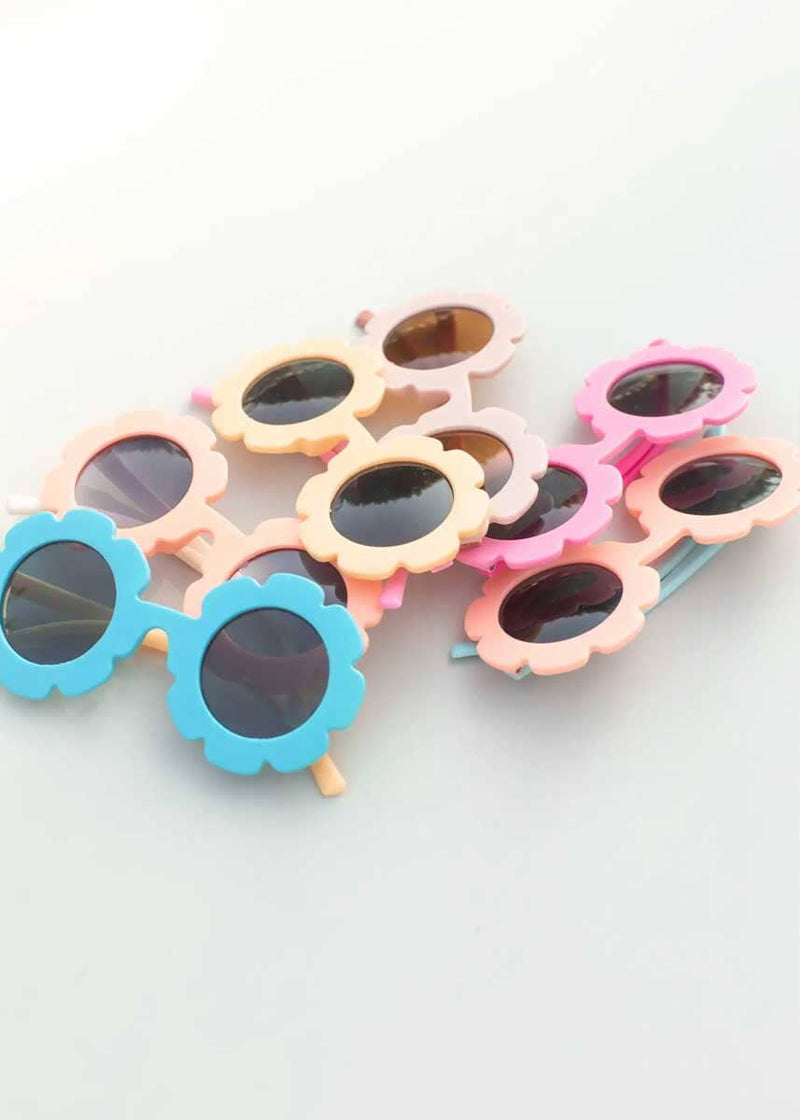 Kids 2-Tone Flower Sunglasses
