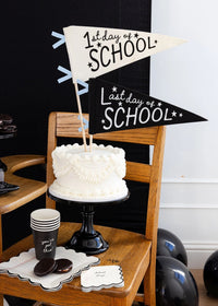 First & Last Day Of School Pennant Set