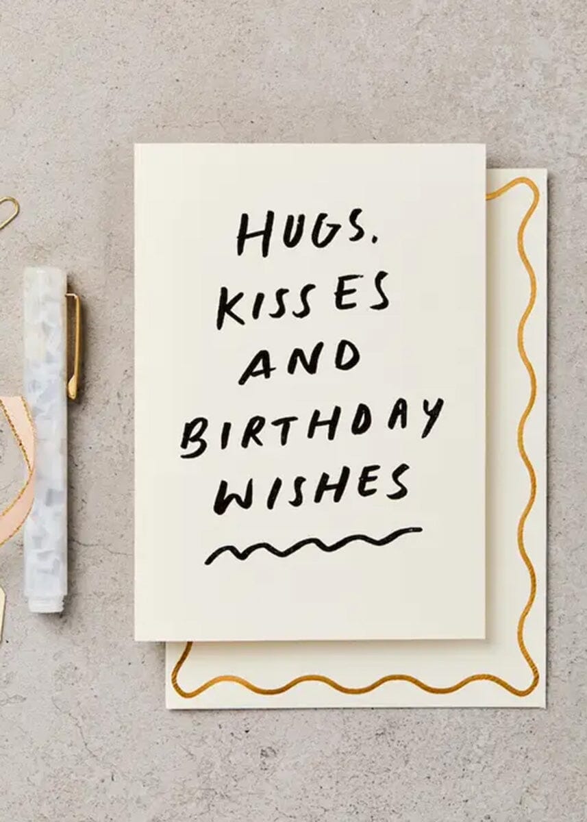 Hugs, Kisses & Birthday Wishes Card