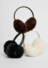 Mad Hatter Faux-Fur Earmuff - Ivory