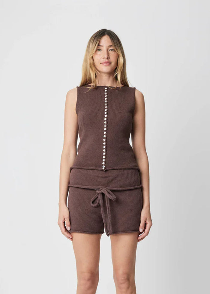 The Shelby Top - Brown