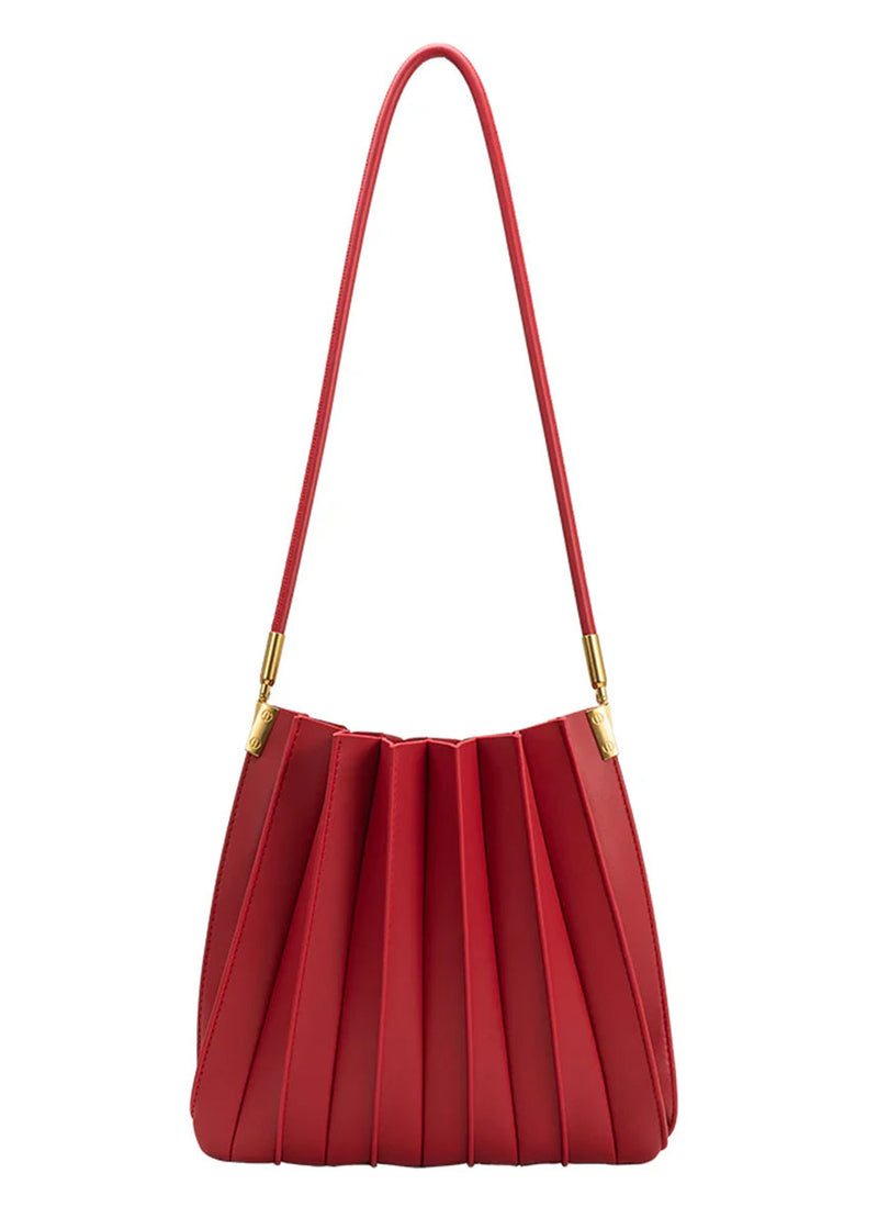 Carrie Medium Shoulder Bag - Red