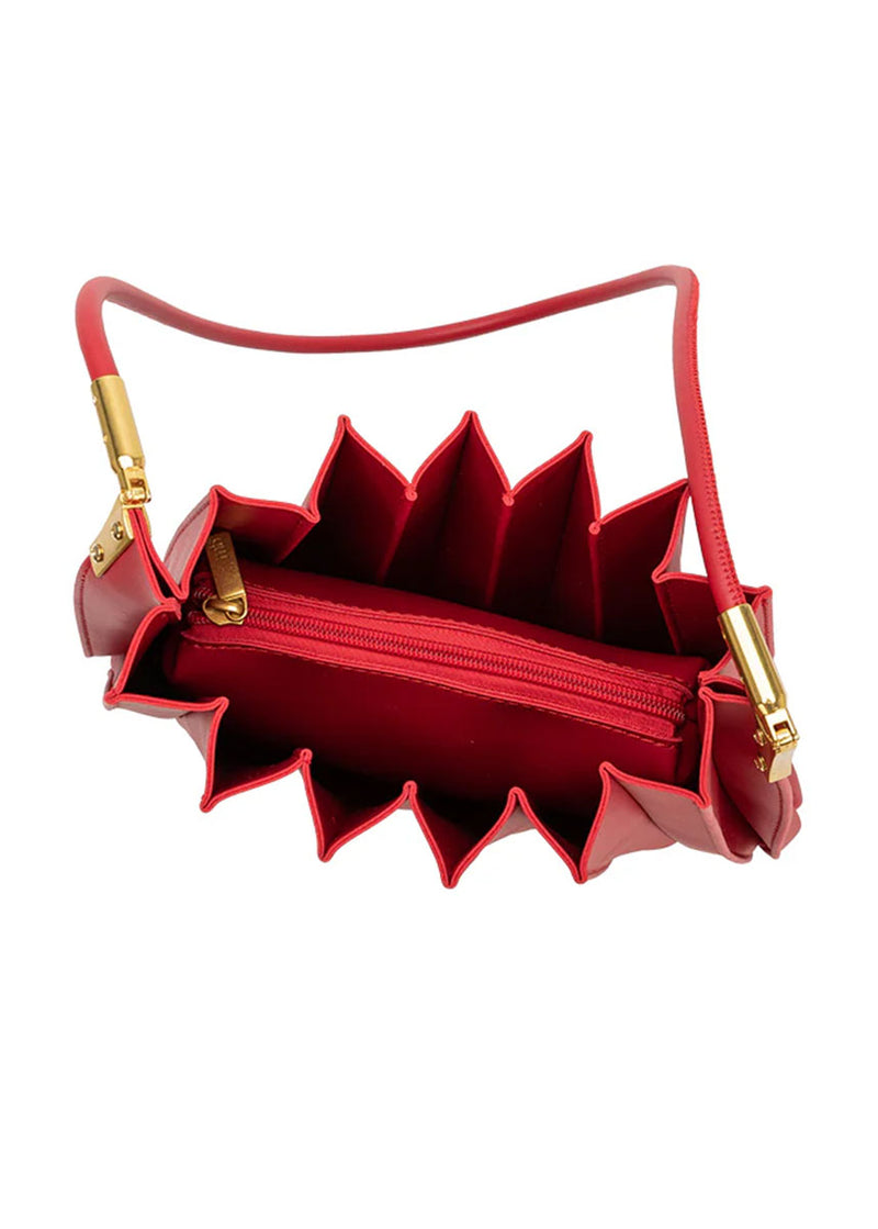 Carrie Medium Shoulder Bag - Red