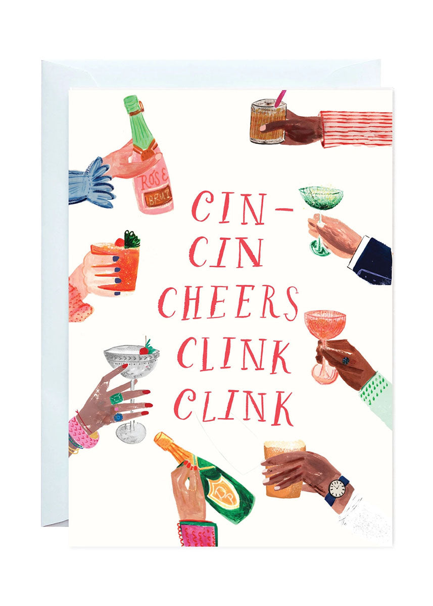 Cin Cin Congrats Card