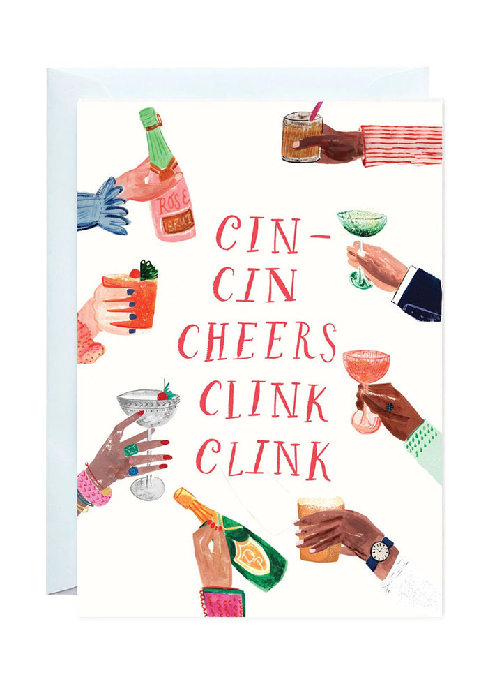 Cin Cin Congrats Card