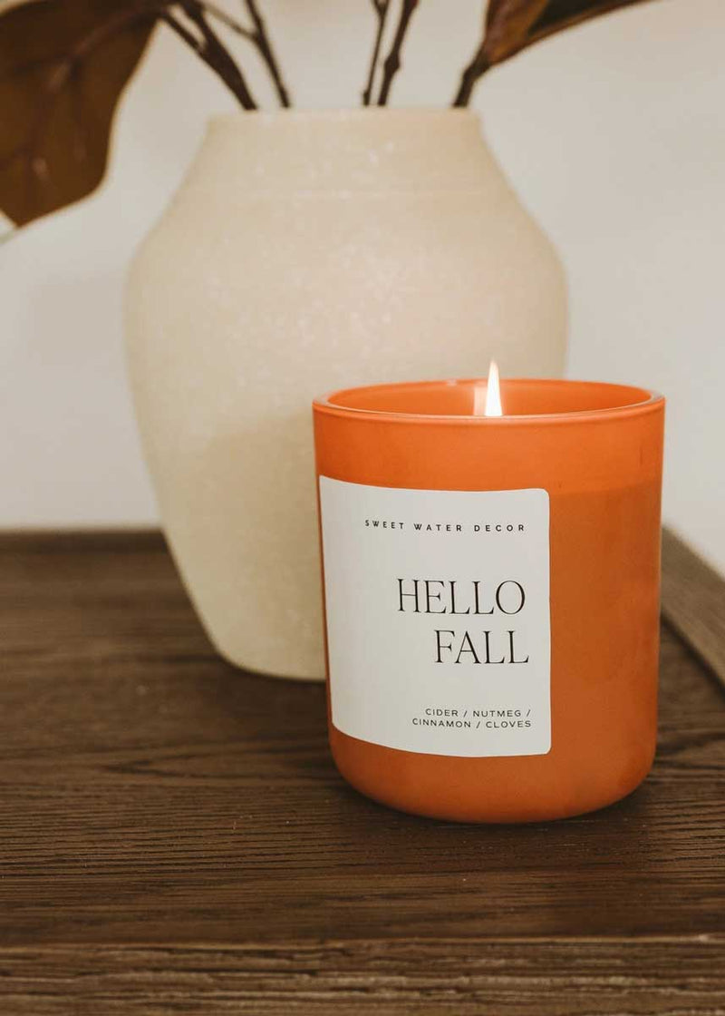 Hello Fall Soy Candle - 15oz