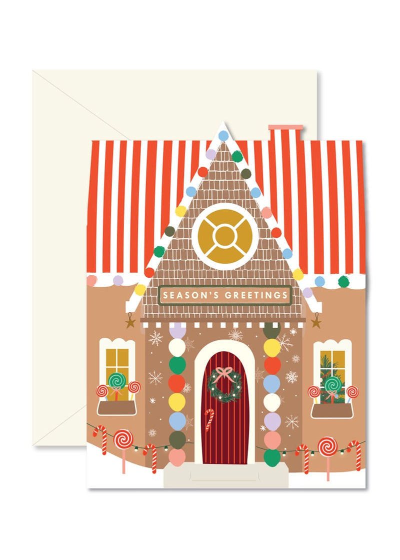 Gingerbread House Holiday Card