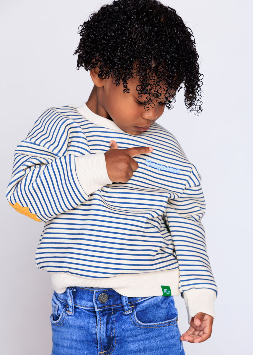 California Striped Patch Sweatshirt