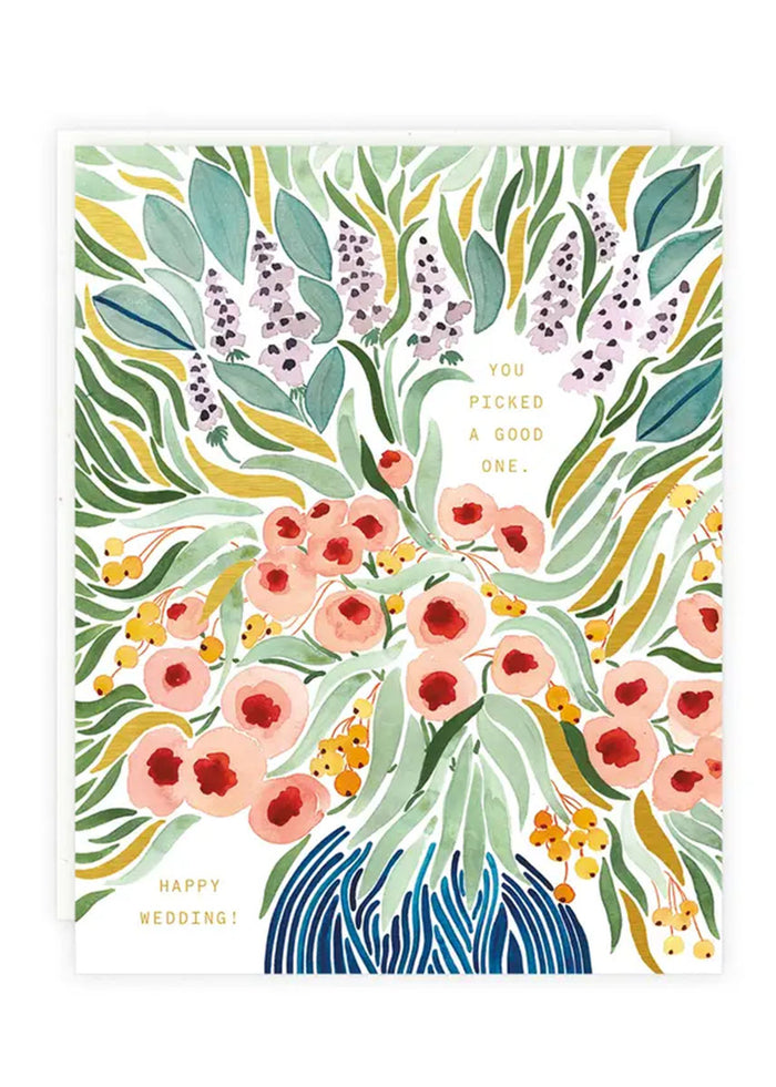 Picked A Good One Wedding Card