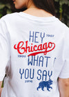 Hey Chicago Oversized Tee