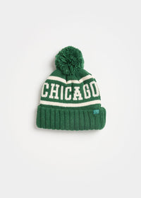 MAD HTR Chicago Pom Beanie - Toddler - Emerald