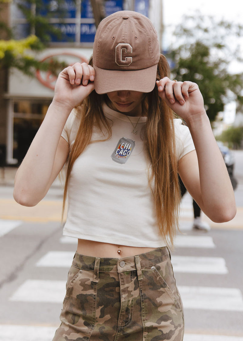 C Is For Chicago Dad Hat - Espresso