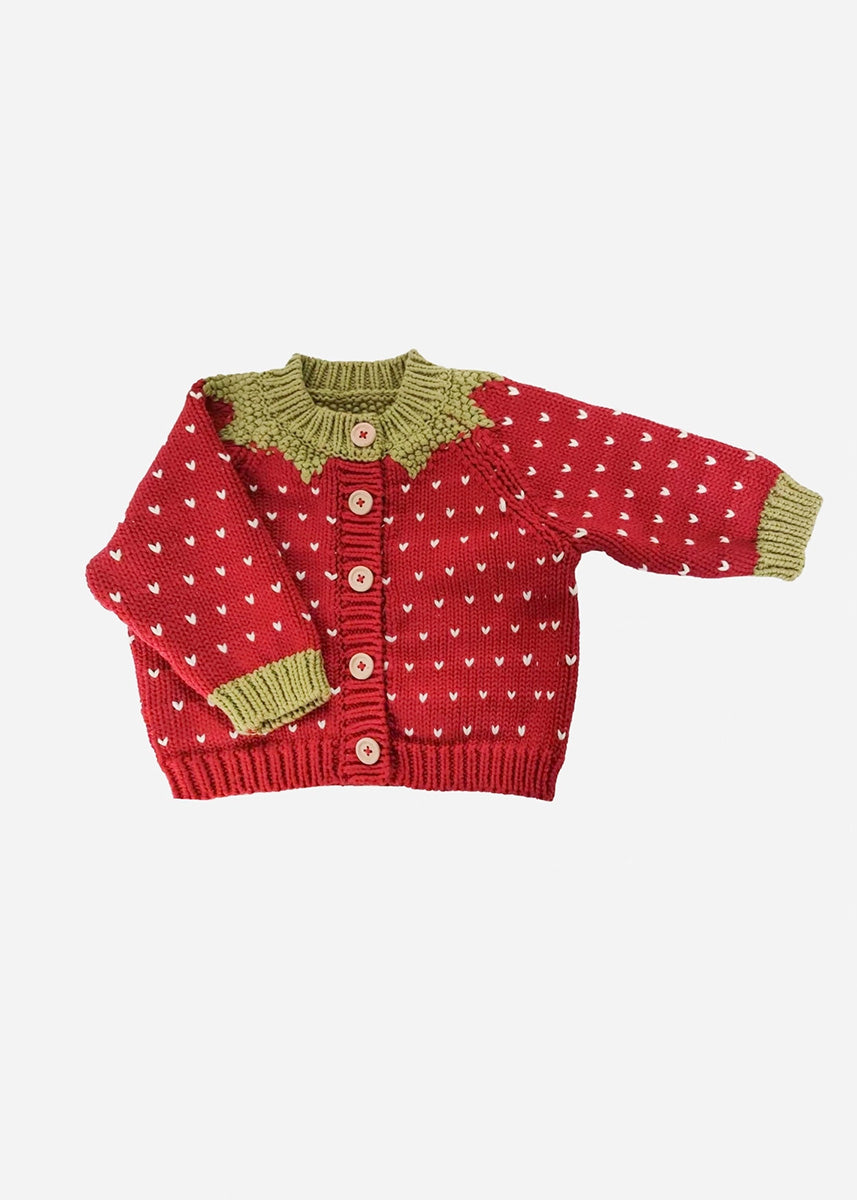 Strawberry Cardigan