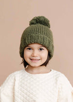 Classic Pom Baby Beanie - Olive