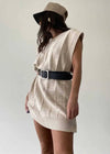 Juliette Knit Vest Mini Dress - Oat