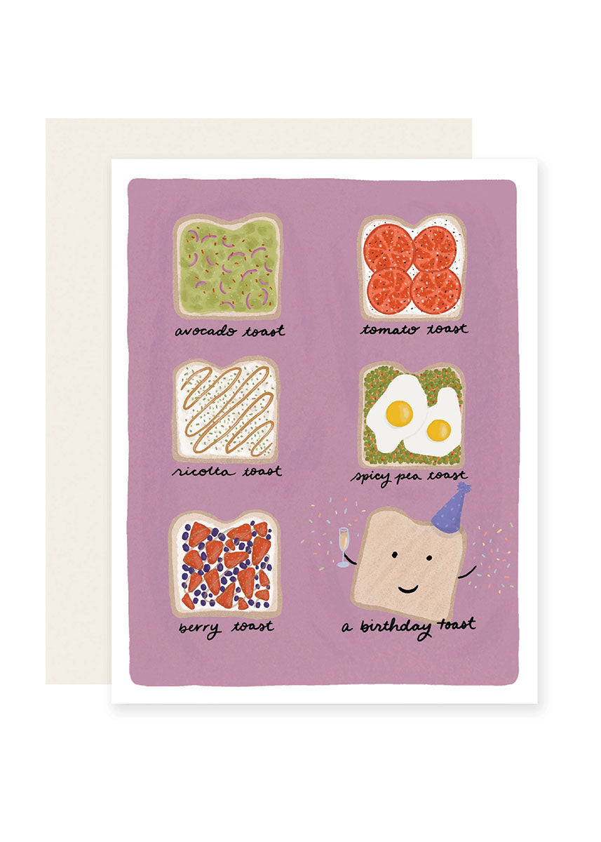 All The Toasts Birthday Card