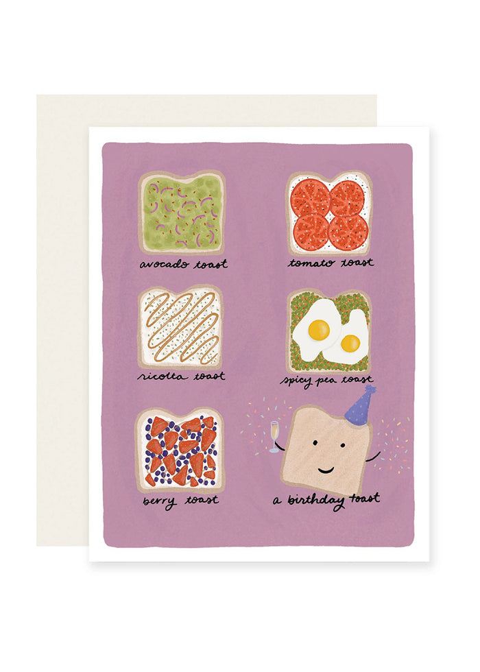 All The Toasts Birthday Card