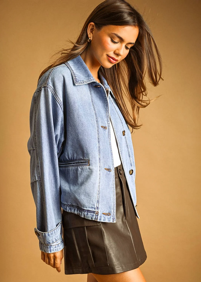 Billie Jacket - Washed Denim