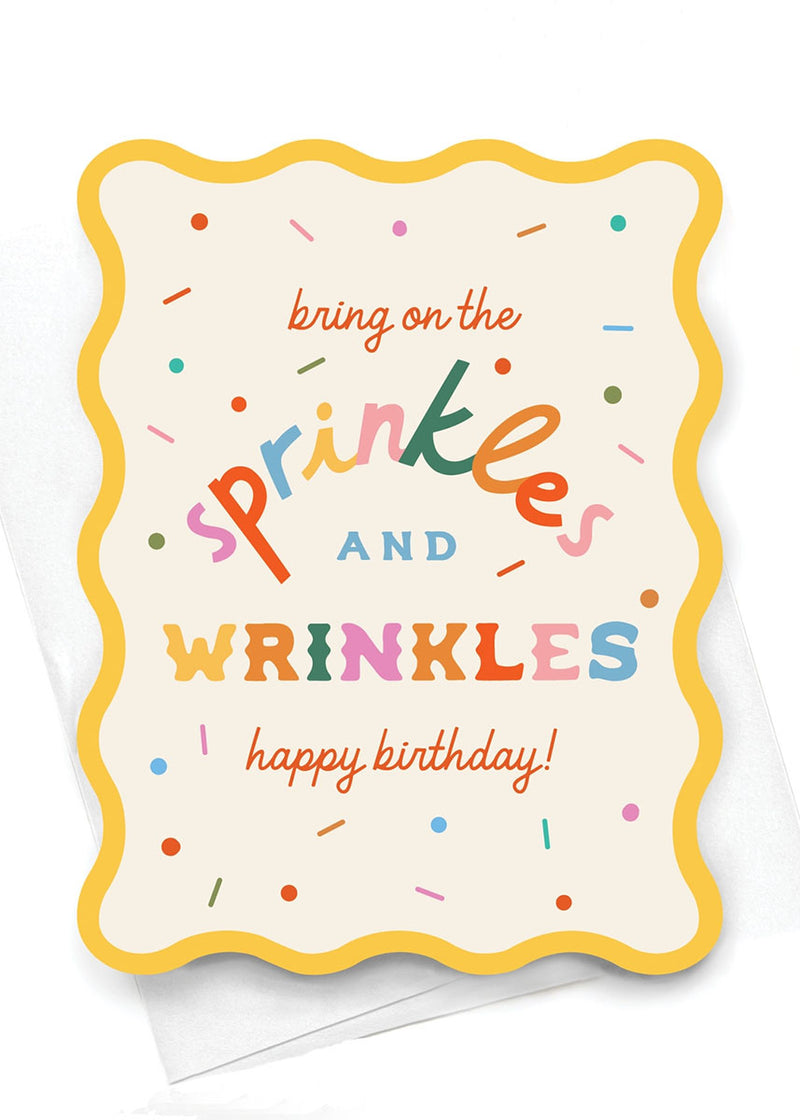 Sprinkles & Wrinkles Birthday Notecard