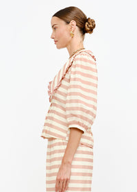 Frankie Striped Top - Pink Multi