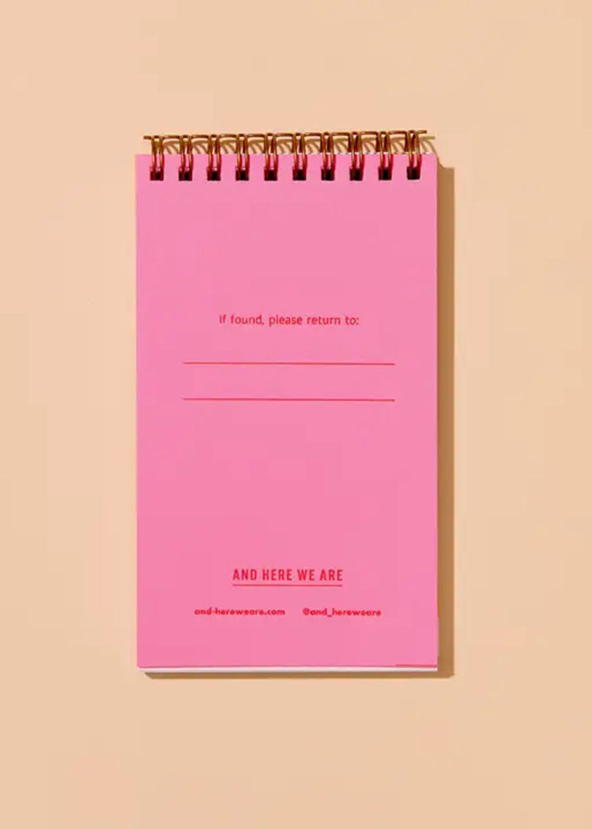 Farfalle Spiral Notebook