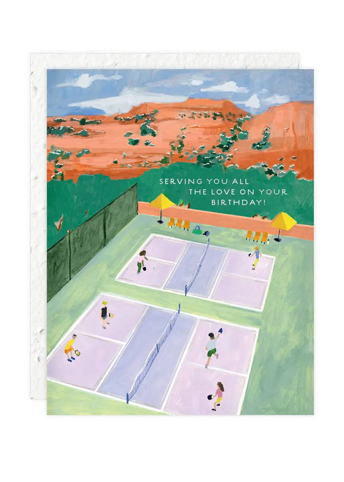 Pickleball Birthday Card