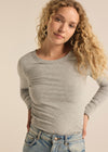 Variegated Layer Top - Classic Heather Grey