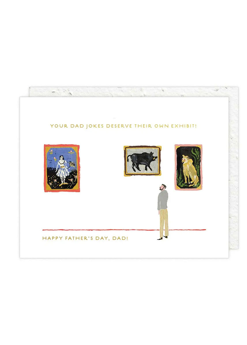 Dad At the Museum Father's Day Card