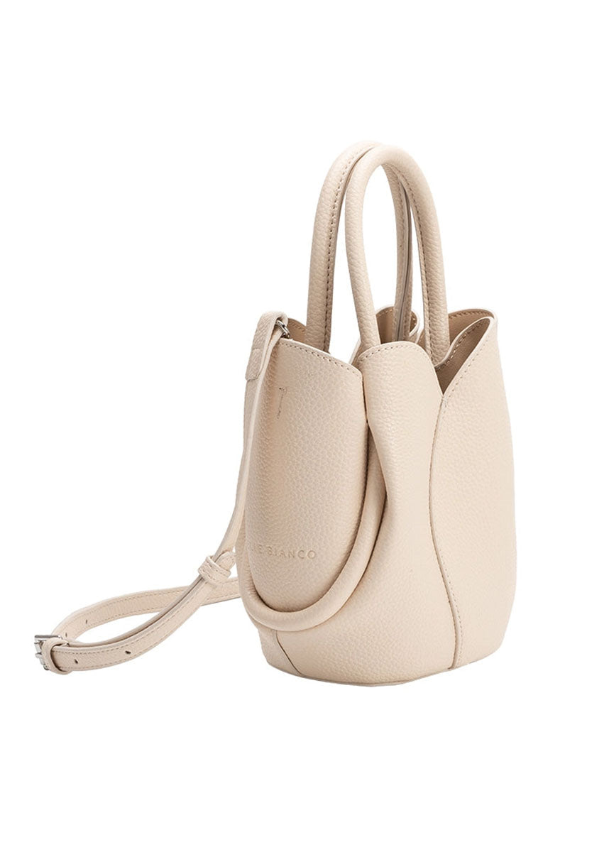 Mini Tulip Handle Bag - Bone