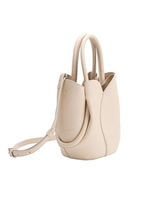 Mini Tulip Handle Bag - Bone