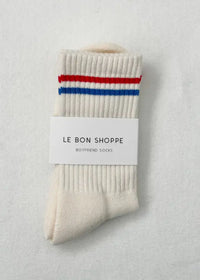 Boyfriend Socks - Milk