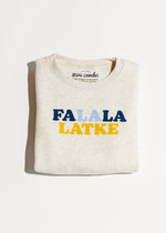 Falalala Latke Crewneck Sweatshirt - Natural