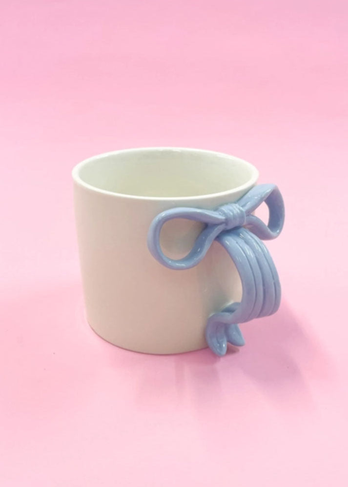 Blue Bow Coffee Mug - 15 oz.