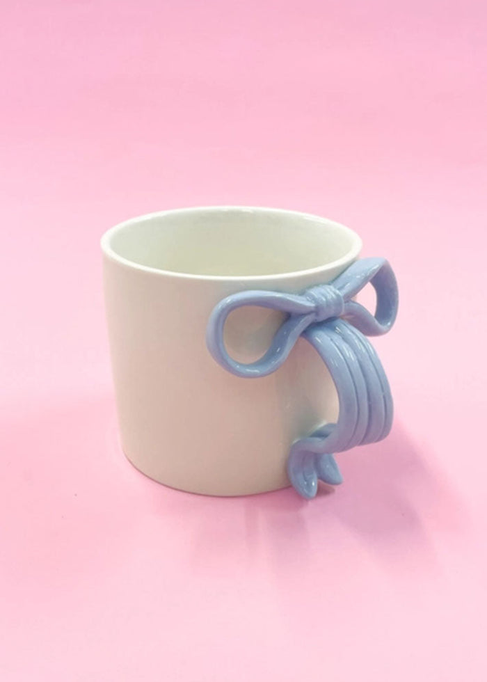 Blue Bow Coffee Mug - 15 oz.