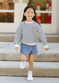 Chicago Football Striped Patch Sweatshirt