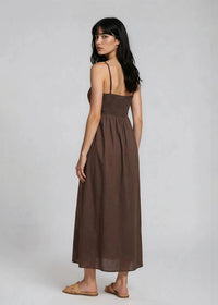 Primrose Dress - Dark Brown