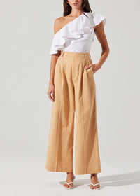 Felixa Ruffle Top - White