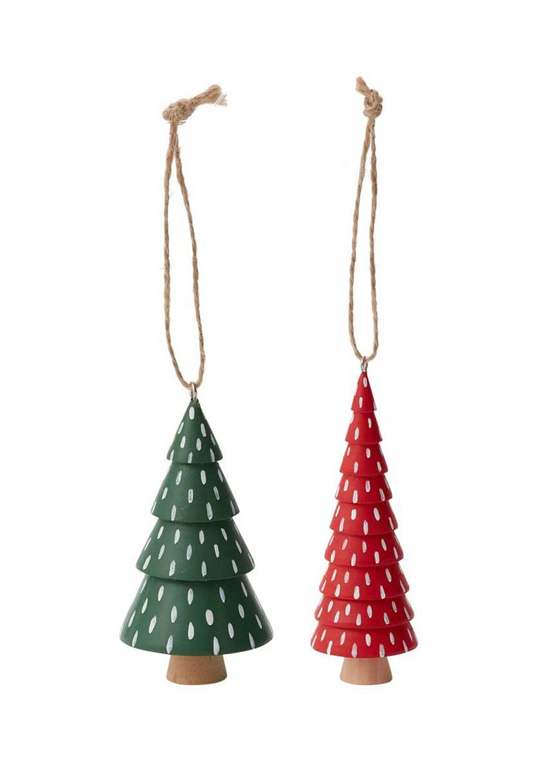 Festive Mini Tree Ornament - Green