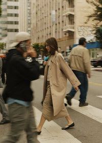 The Serena Coat - Beige