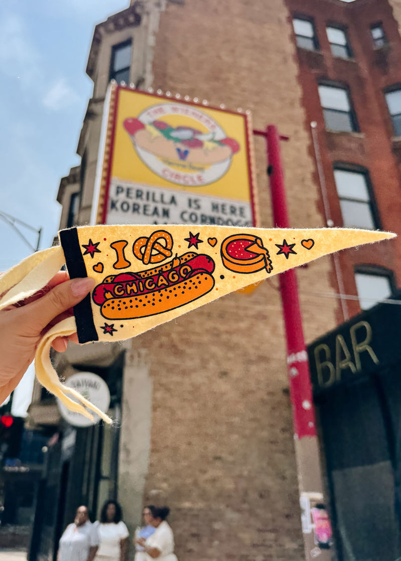 Chicago Foodie Pennant