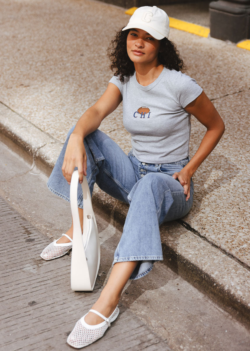 Chi Football Baby Tee