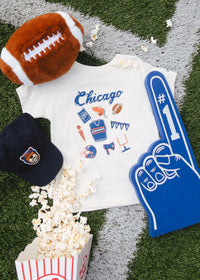 Chicago Football Icons Toddler Tee